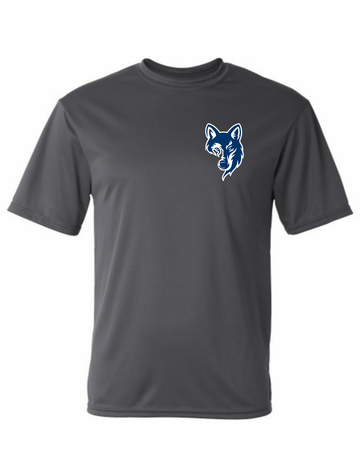 Palliser Heights Athletic Style T shirt- Dark Grey Adult