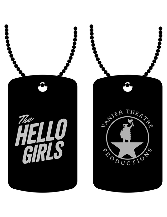 Hello Girls Dog Tag
