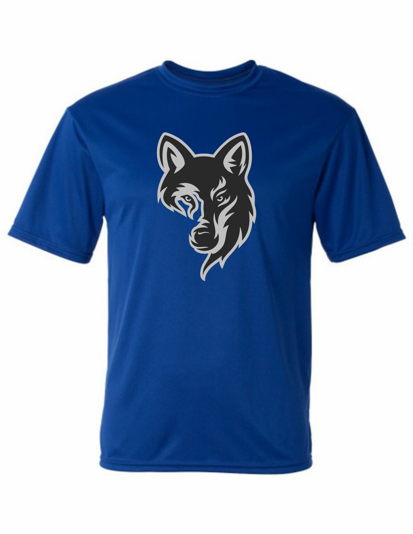 Palliser Heights Athletic Style T shirt- Royal Blue Adult
