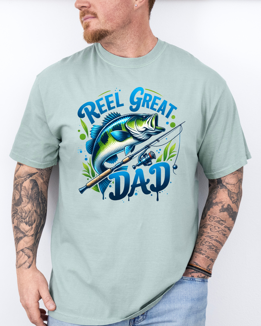 Reel Great Dad T shirt