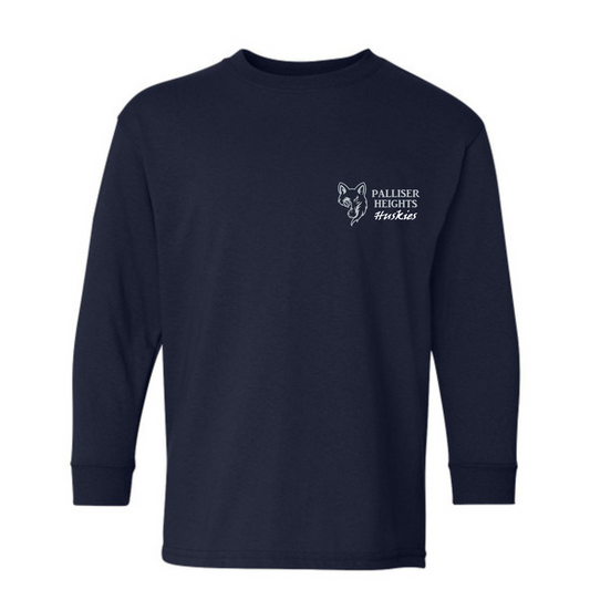 Palliser Heights Youth Long Sleeve - Navy