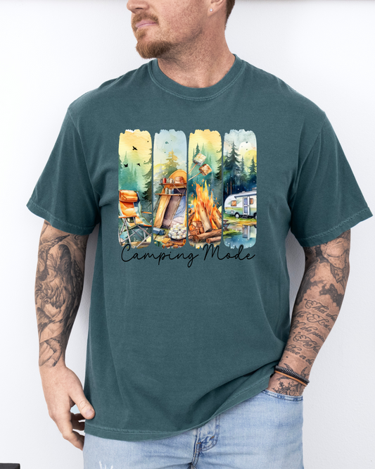 Camping Mode T shirt