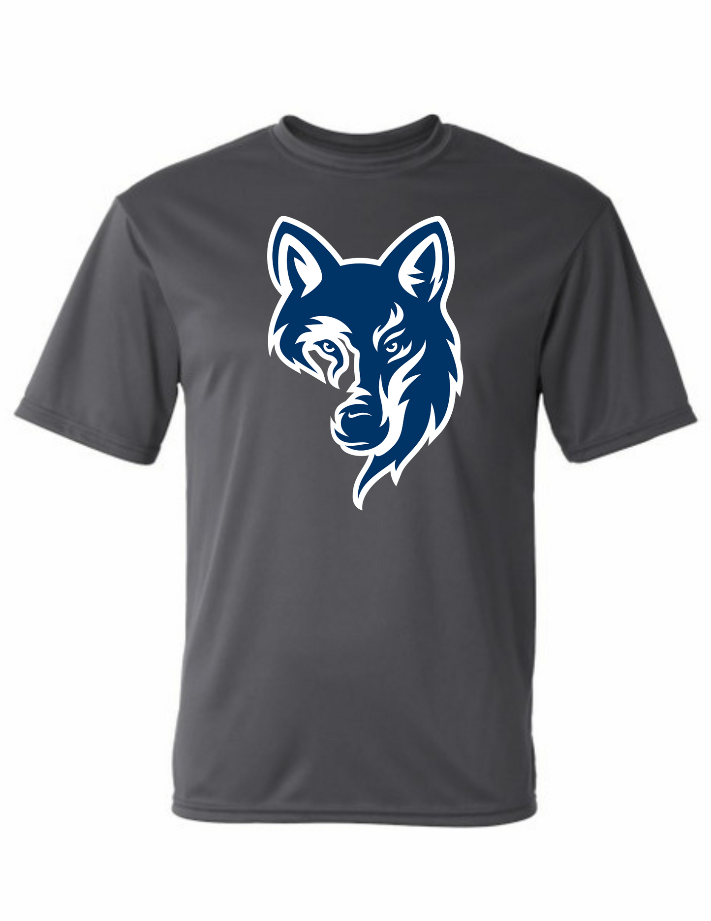 Palliser Heights Athletic Style T shirt- Dark Grey Adult