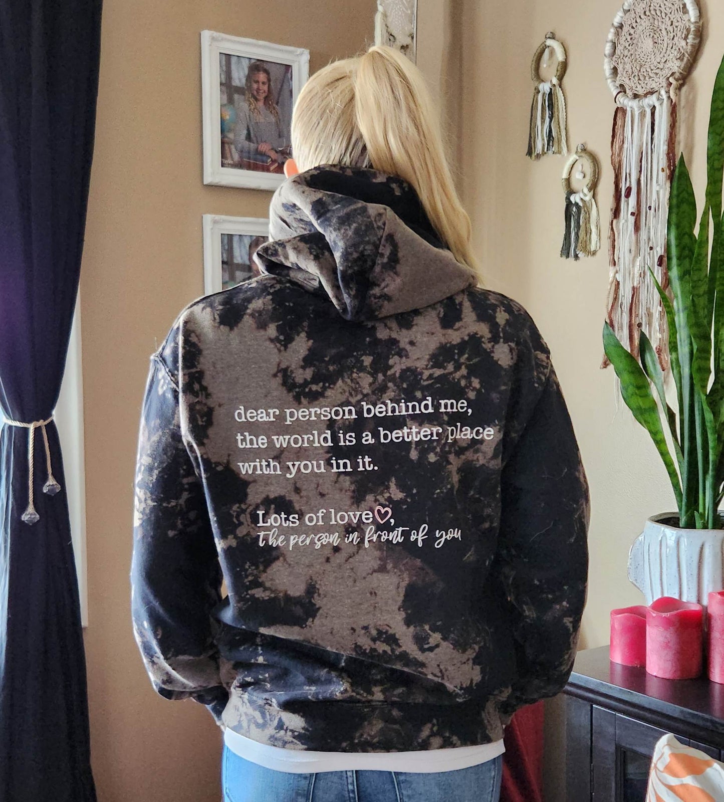 Dear person behind me hoodie