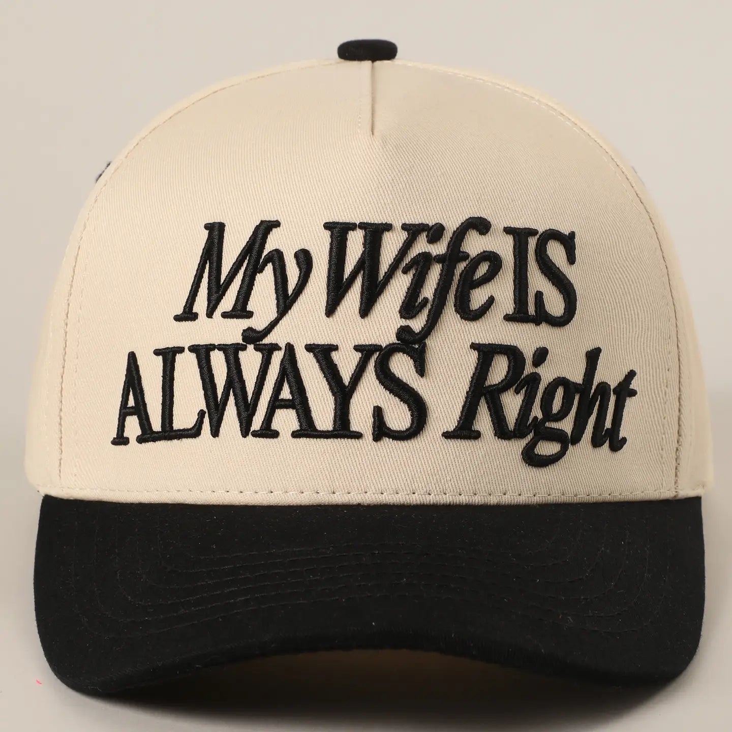My wife is ALWAYS right hat