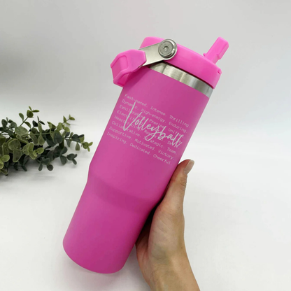 Golden Ticket Engraved Drinkware - Flip Top