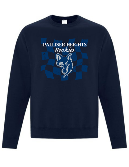 Palliser Checkered Hoodie or Crewneck
