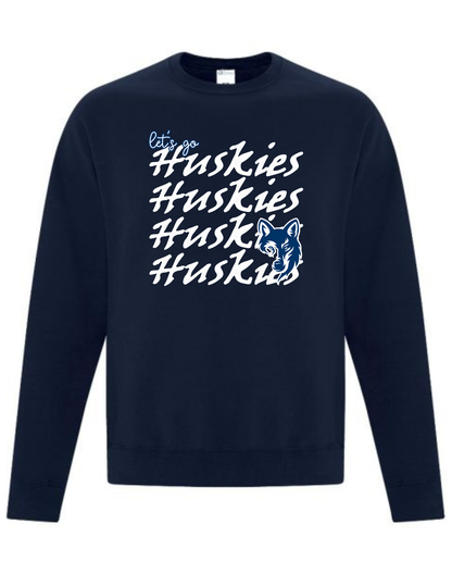 Let's go Huskies Crewneck or Hoodie