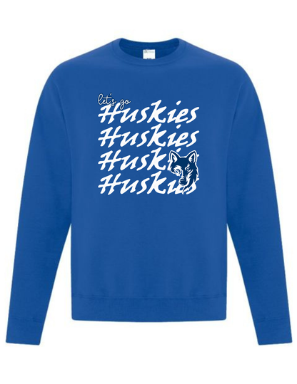 Let's go Huskies Crewneck or Hoodie