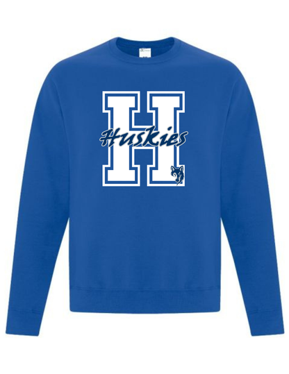 Huskies H Design Crewneck or Hoodie