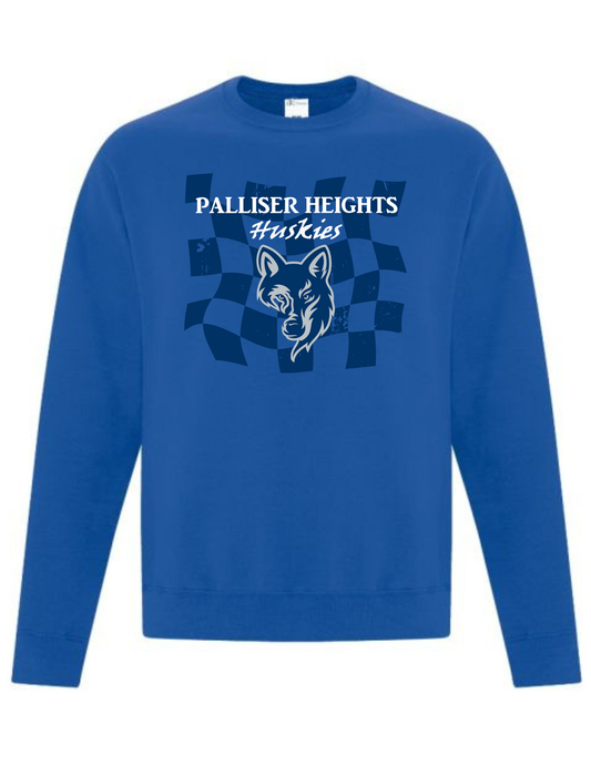 Palliser Checkered Hoodie or Crewneck