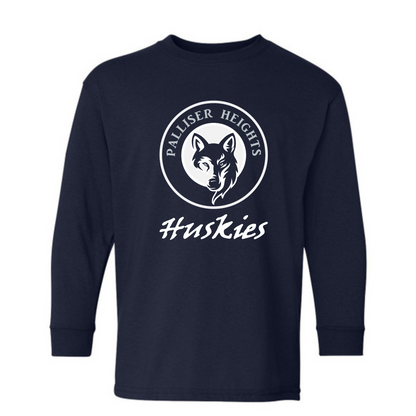 Palliser Heights Youth Long Sleeve - Navy