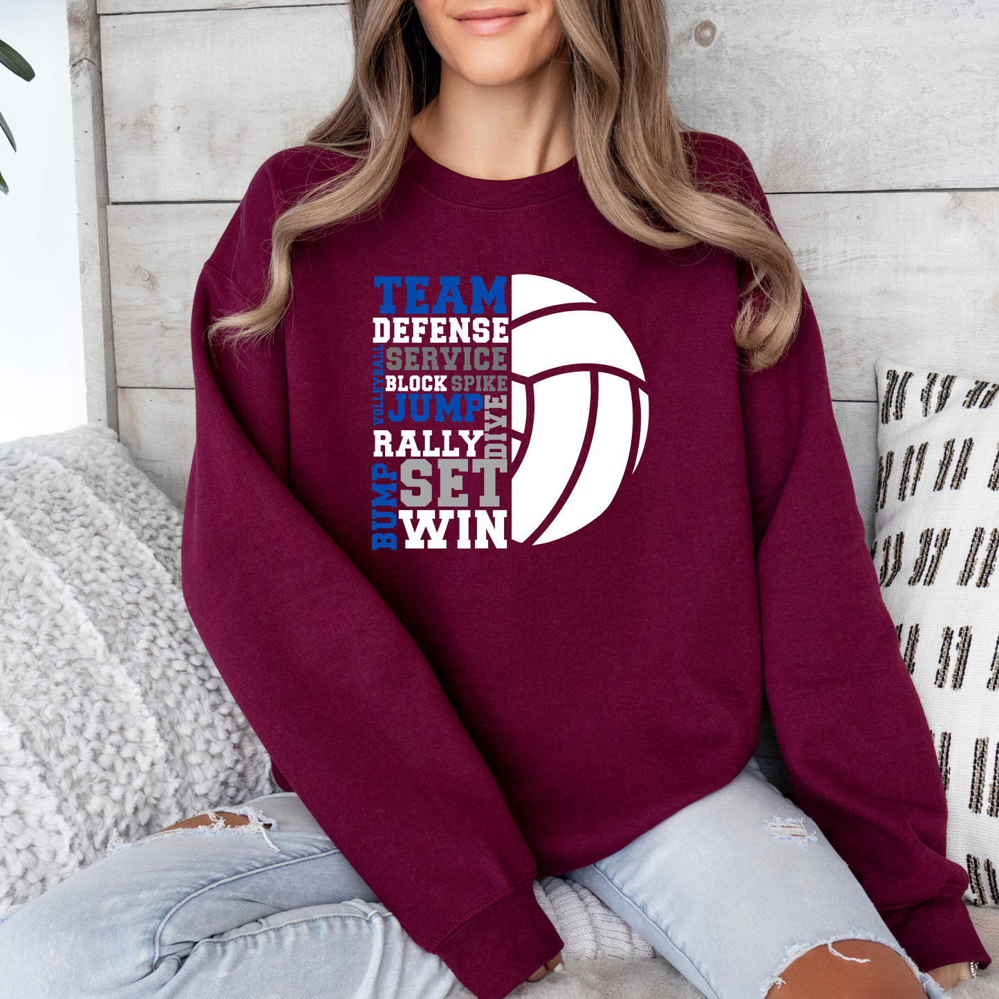 Volleyball Print Design