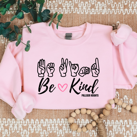 Palliser Heights - Pink Crewneck