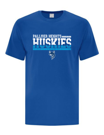 Palliser Heights Huskies Distressed T-shirt