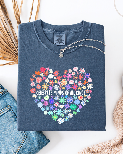 Celebrate all minds - T shirt or Sweater