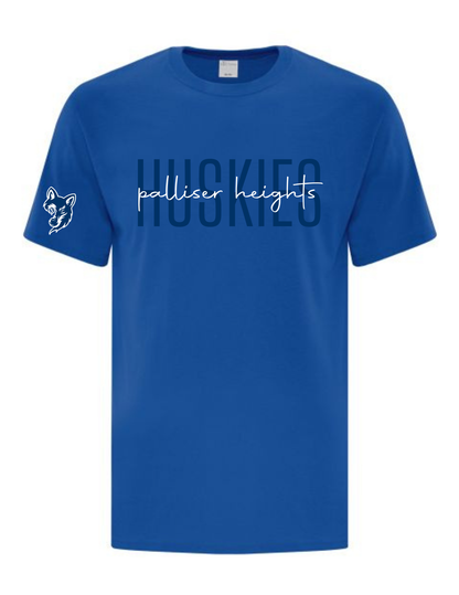 Palliser Heights Huskies Sleeve Design