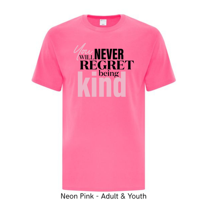 You will never regret being kind design