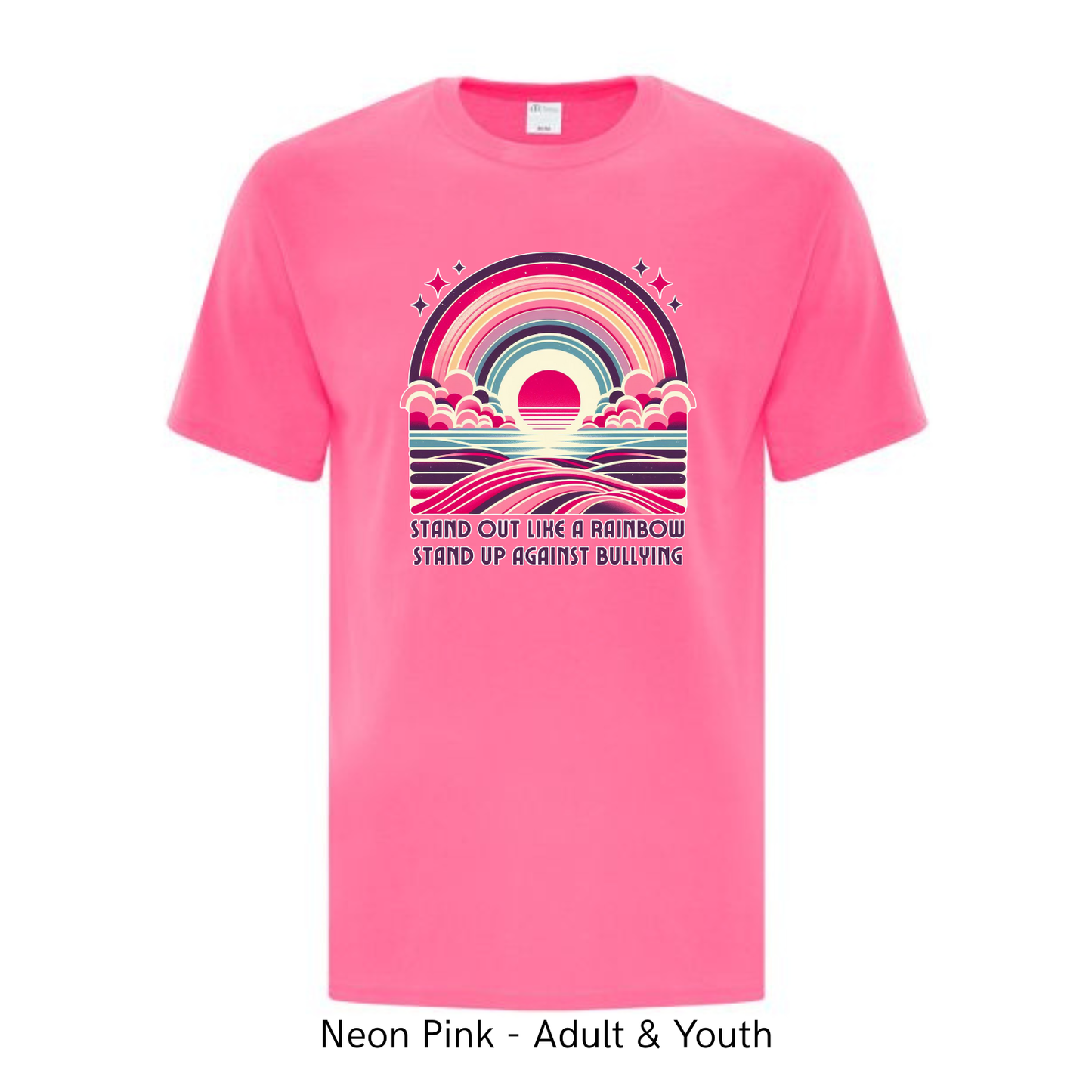 Stand out like a rainbow design