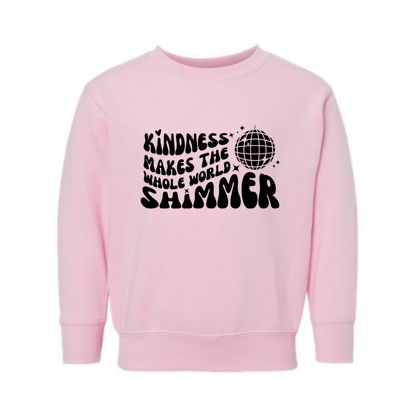 Kindness makes the whole world shimmer