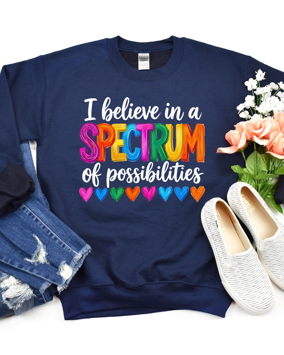 I Believe in a spectrum - T shirt or Sweater