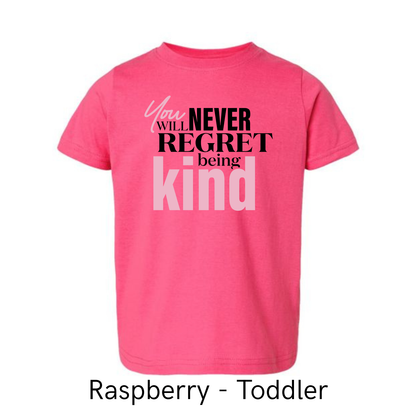You will never regret being kind design