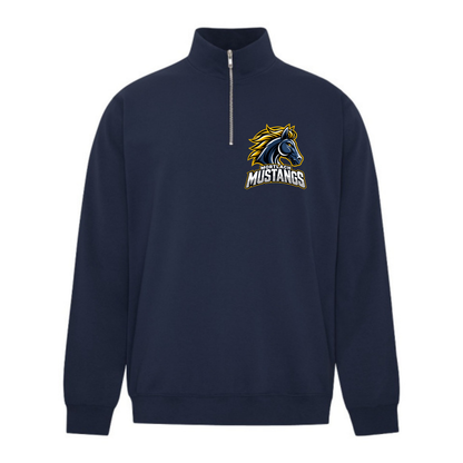 Mustangs 1/4 Zip - Adult