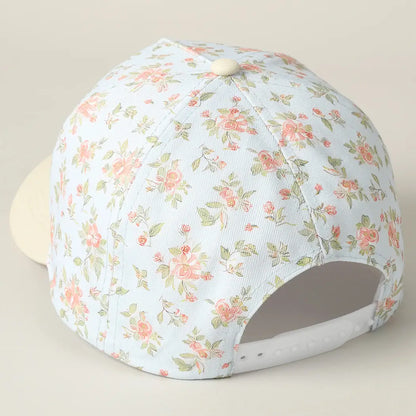 Mama blue floral hat