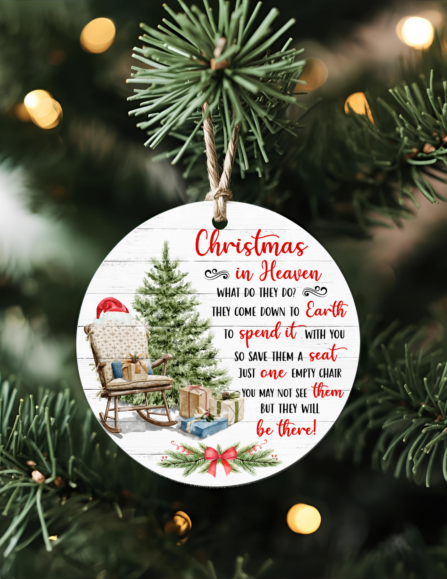 Christmas in Heaven Ornament