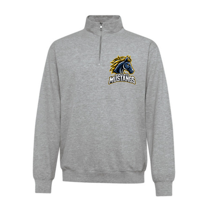 Mustangs 1/4 Zip - Adult