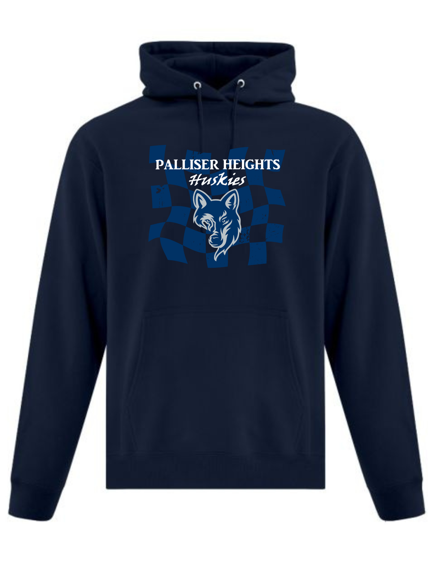 Palliser Checkered Hoodie or Crewneck