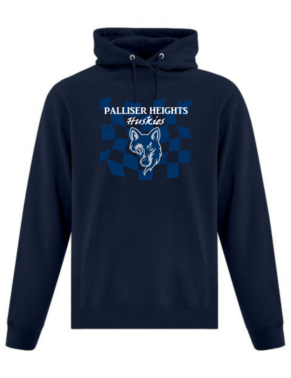 Palliser Checkered Hoodie or Crewneck