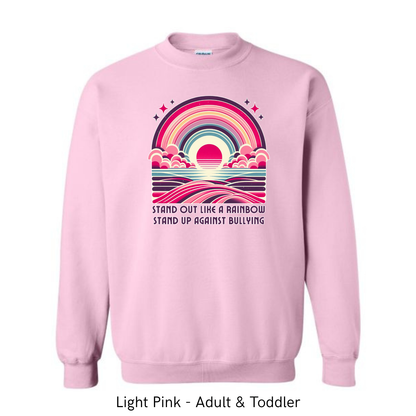 Stand out like a rainbow design