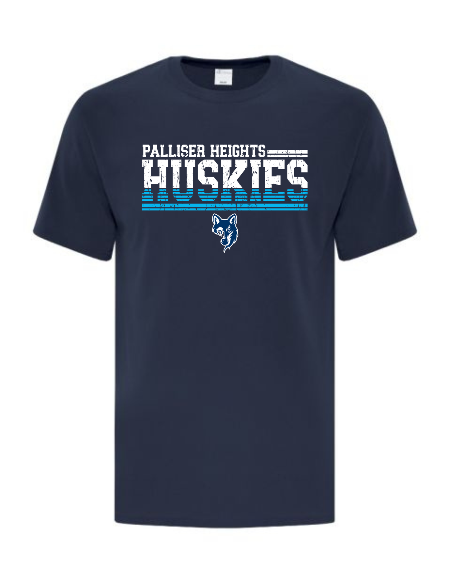 Palliser Heights Huskies Distressed T-shirt