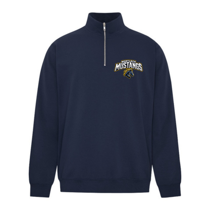Mustangs 1/4 Zip - Adult