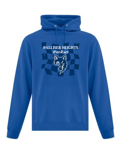 Palliser Checkered Hoodie or Crewneck