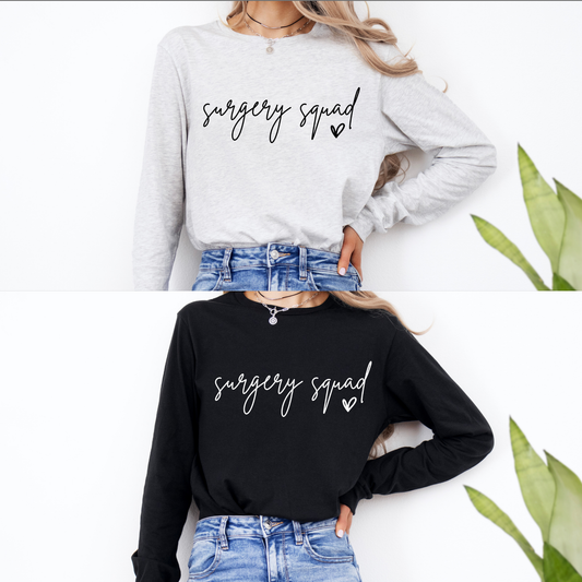 Surgery Squad Cursive Design