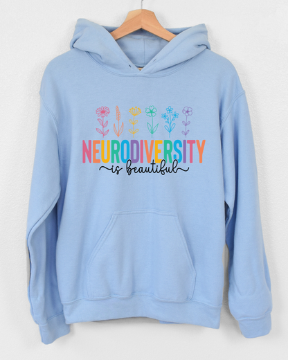 Neurodiversity Floral - T shirt or Sweater