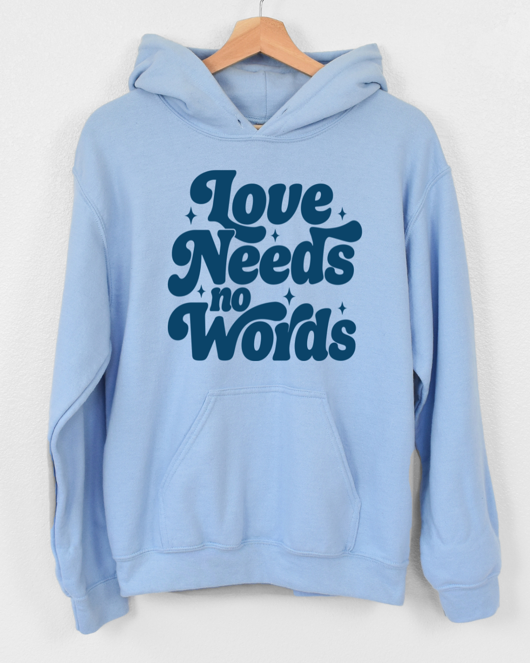 Love needs no words - Retro - T shirt or Sweater