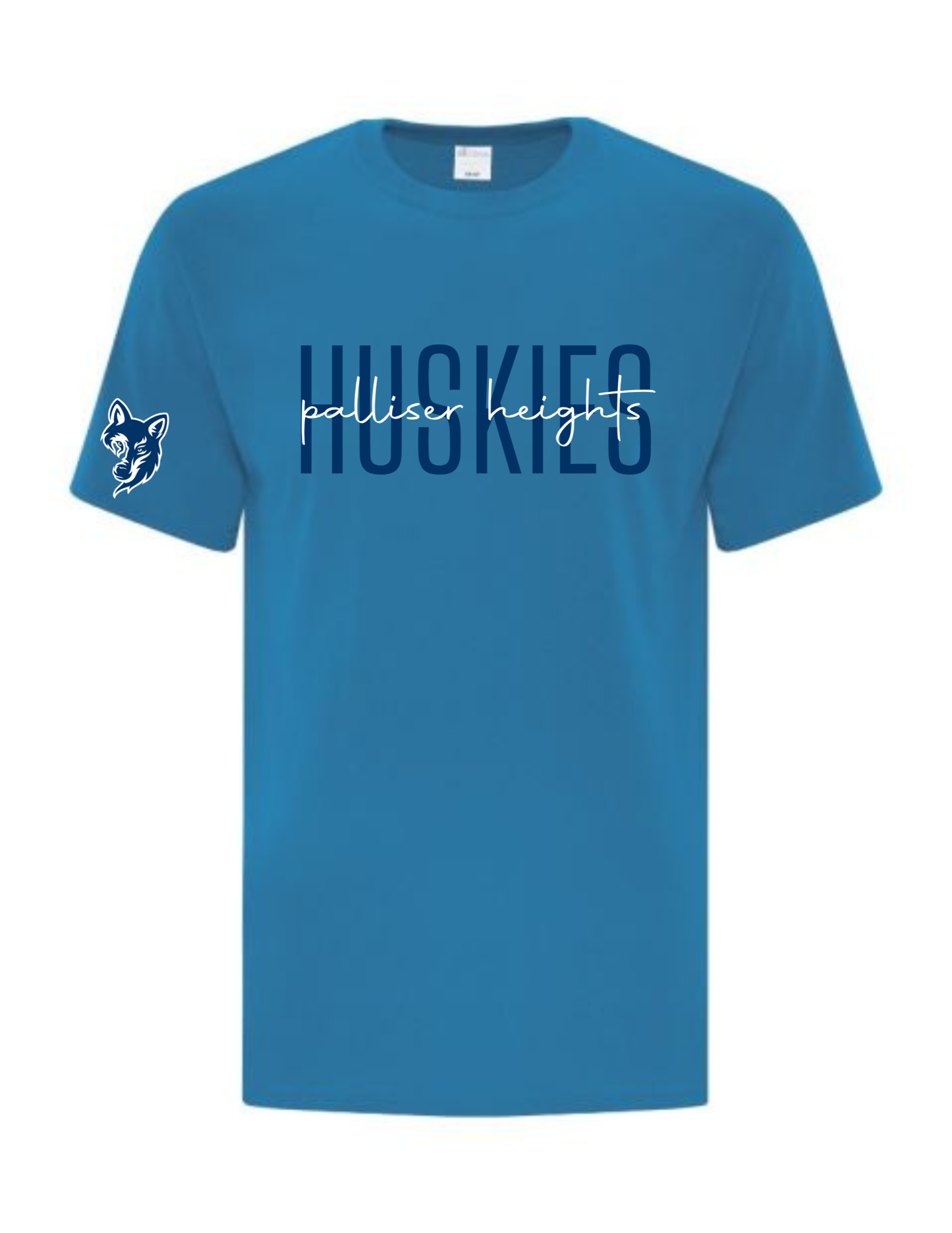 Palliser Heights Huskies Sleeve Design