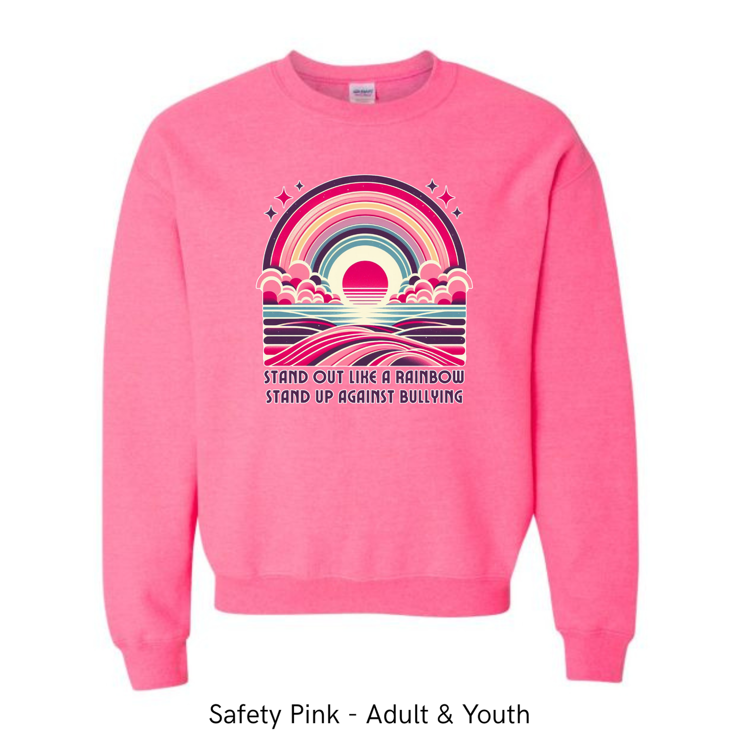 Stand out like a rainbow design