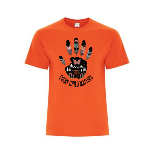 Handprint butterfly Every Child Matters shirt