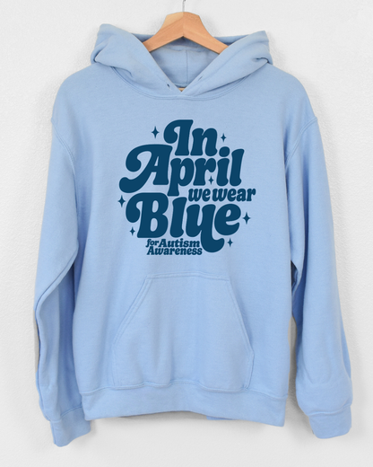 In April we wear blue - T shirt or Sweater