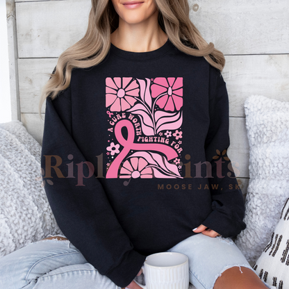 Cure worth fighting for Crewneck