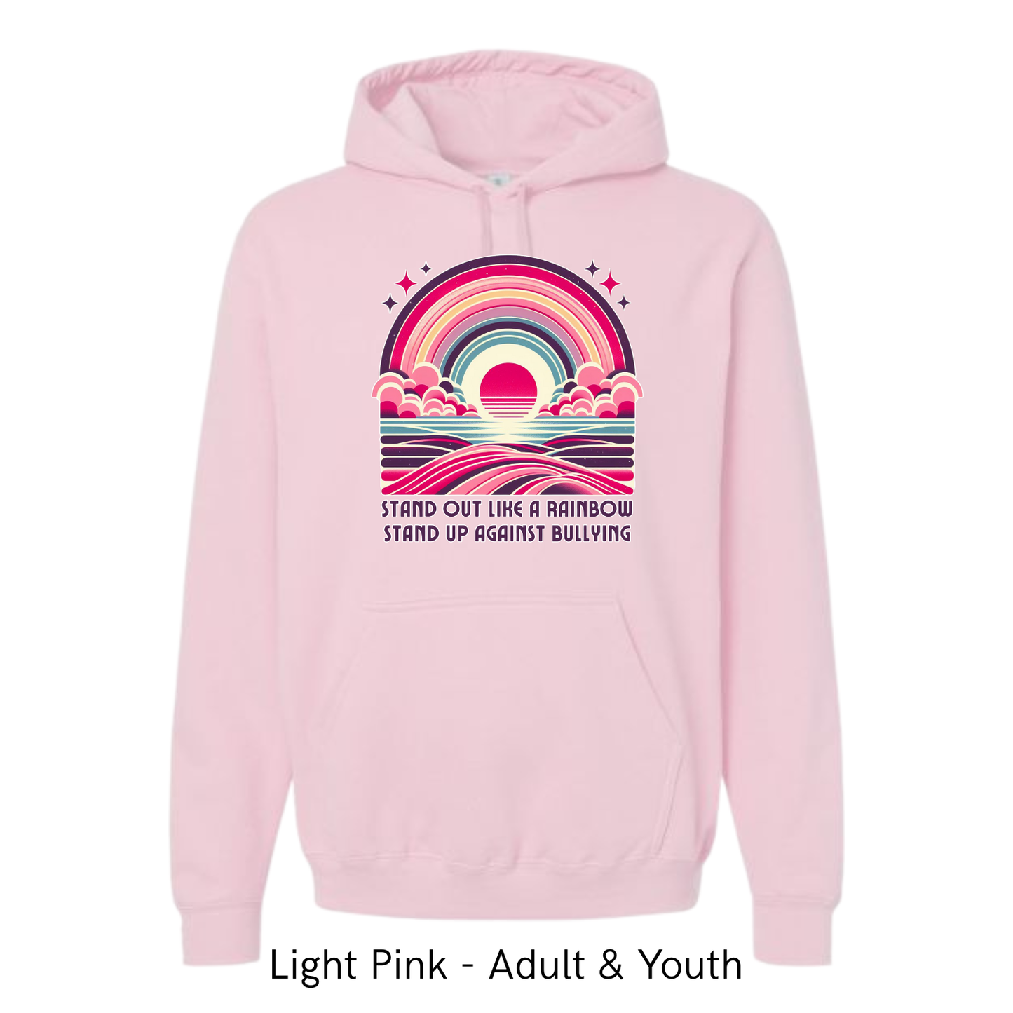Stand out like a rainbow design