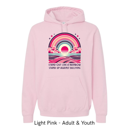Stand out like a rainbow design