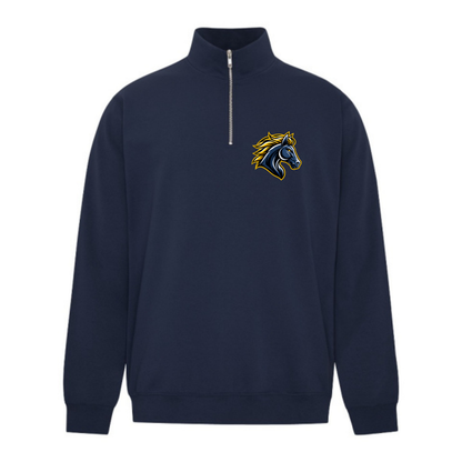 Mustangs 1/4 Zip - Adult