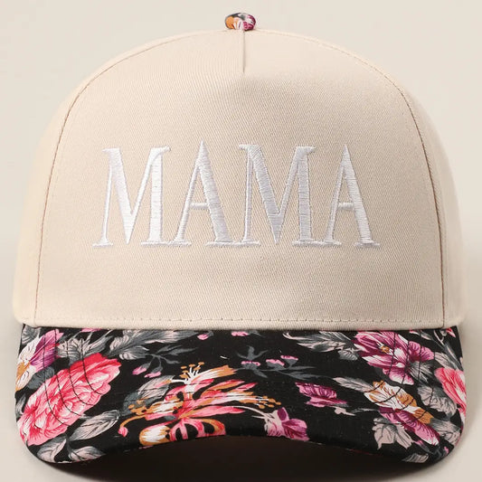 Mama floral hat