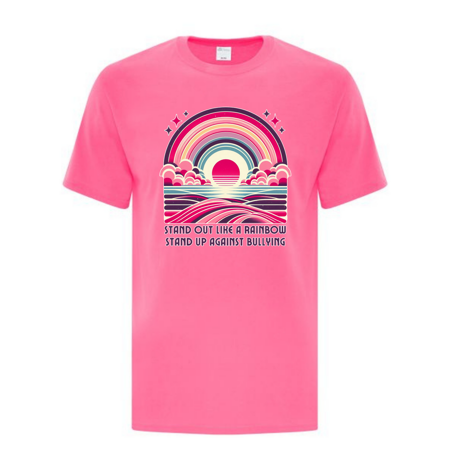 Stand out like a rainbow design