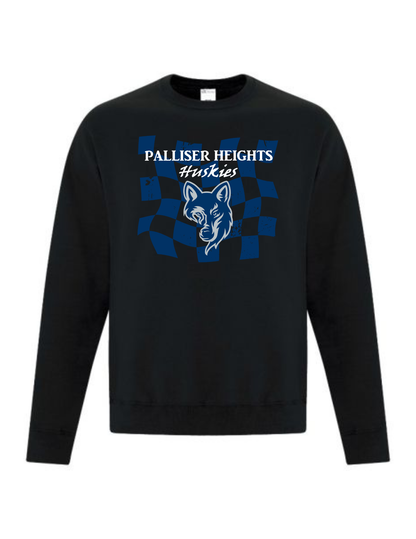 Palliser Checkered Hoodie or Crewneck
